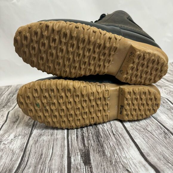 Vintage SOREL Kaufman Black and Gray Winter Boots Sz 6 - Picture 8 of 11